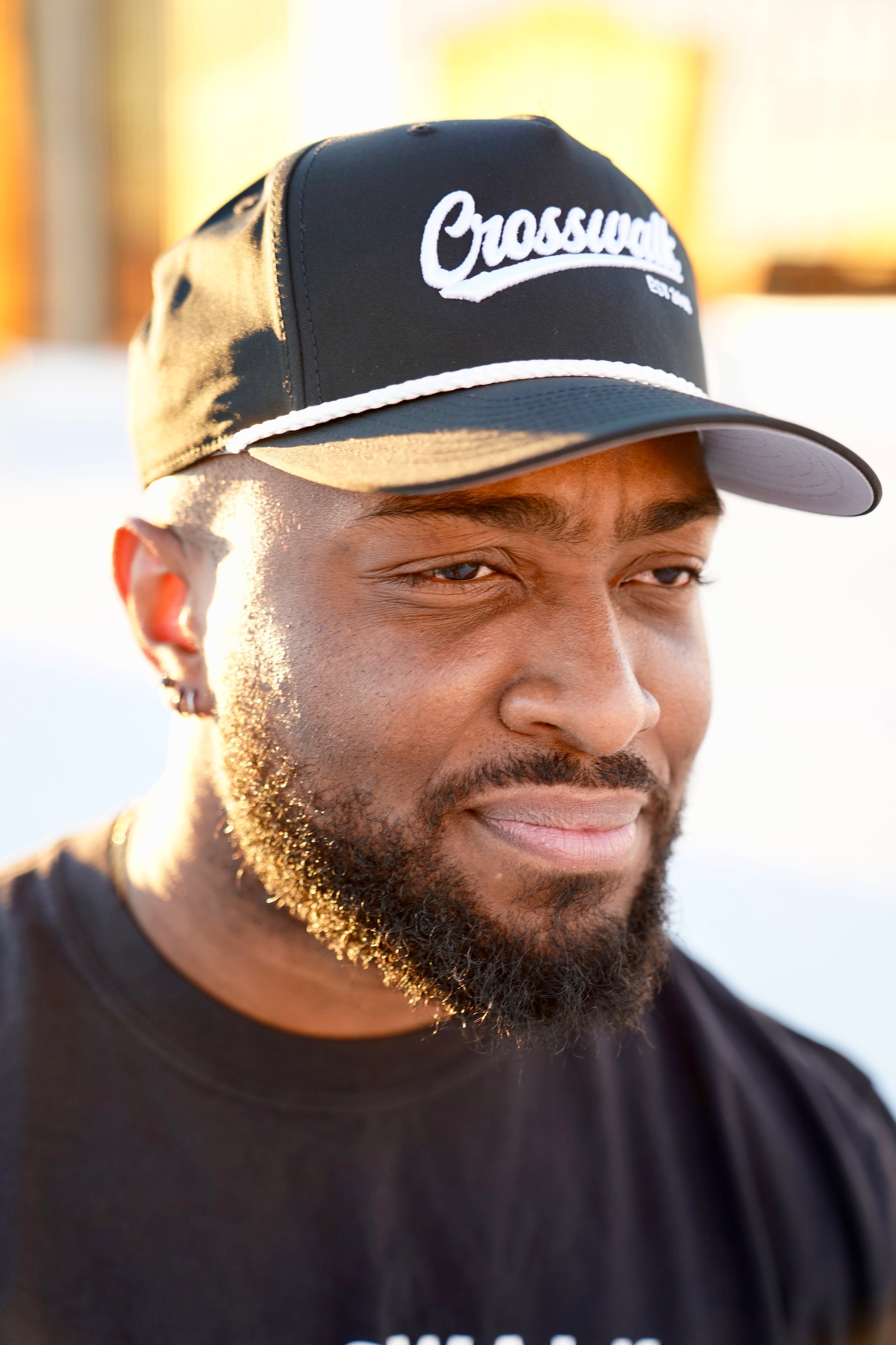 Crosswalk Varsity Hat – Black