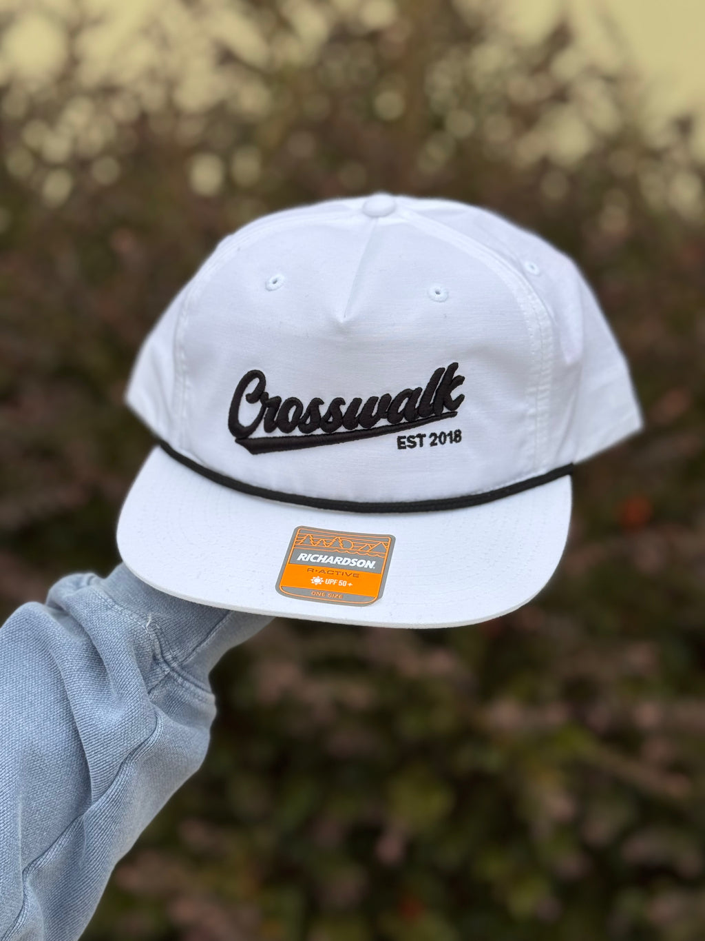 Crosswalk Varsity Hat – White